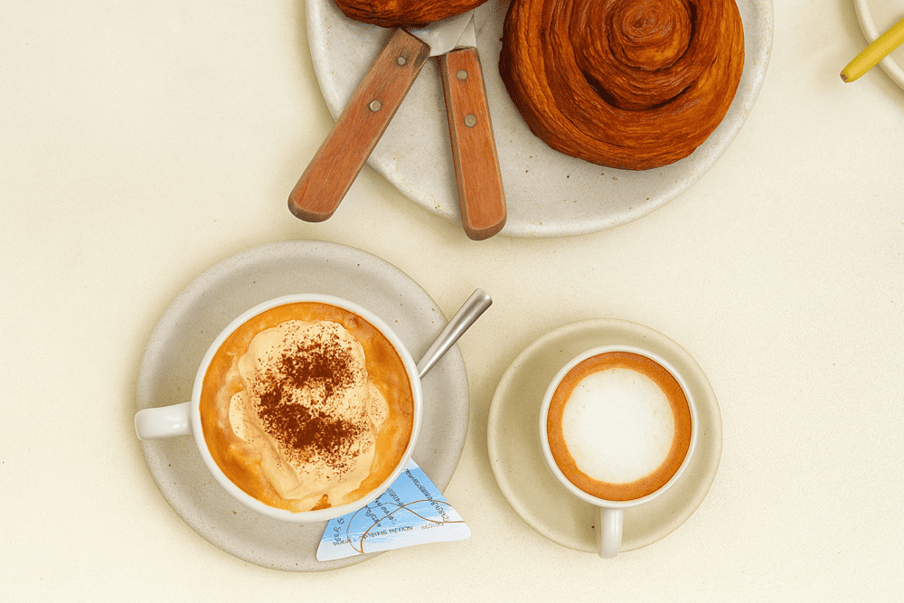 The signature Coconut Coffee stands out with its smooth blend of rich espresso and creamy coconut foam